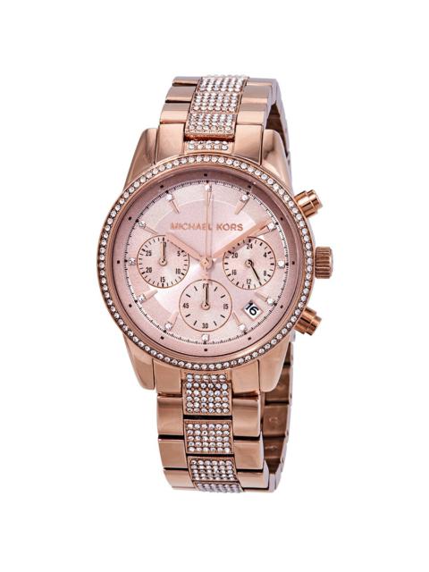MICHAEL KORS Michael Kors Ritz Pave Chronograph Crystal Ladies Watch MK6485