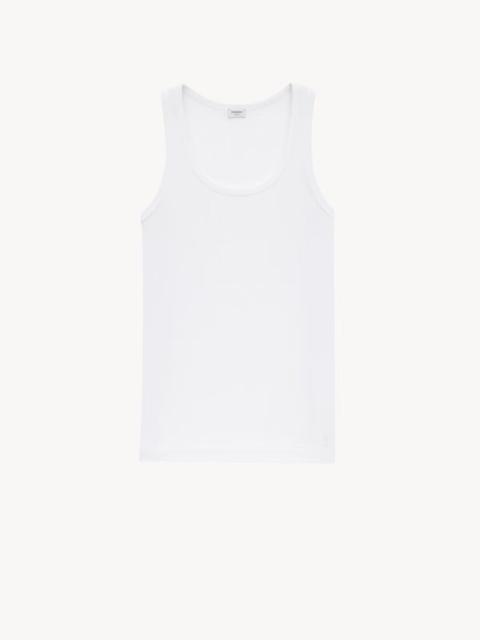 SAINT LAURENT Saint Laurent Cassandre Tank Top