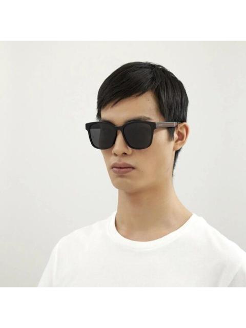 GUCCI NEW Gucci GG0417SK 001 Black Multicolour Grey Oval Unisex Sunglasses