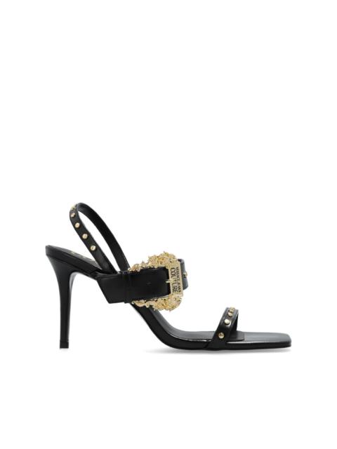 VERSACE JEANS COUTURE buckle-detail 85mm sandals