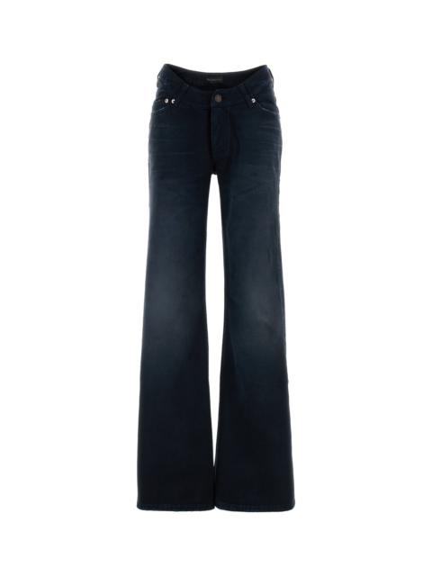 BALENCIAGA Navy blue denim jeans