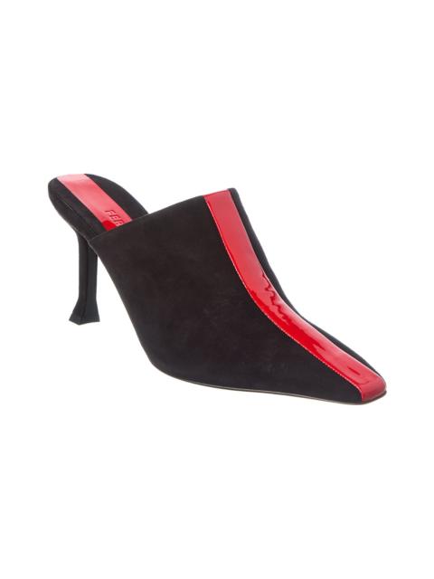 FERRAGAMO Ferragamo Sophye Suede & Patent Mule