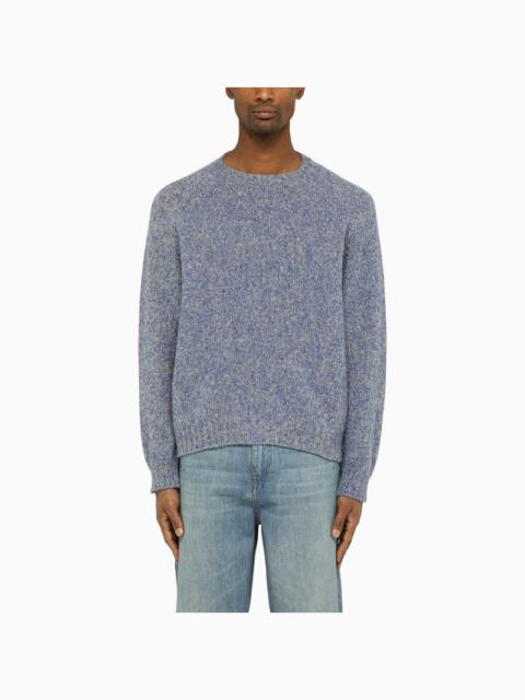 Loewe Blue/Yellow Crewneck Sweater Men