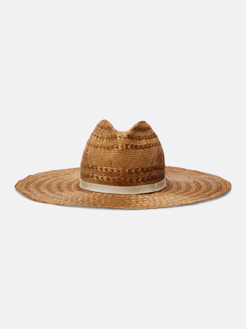 Valentino Escape VLogo straw sun hat