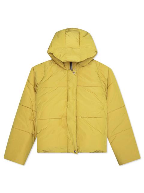 RHUDE LOGO PUFFER JACKET - MUSTARD