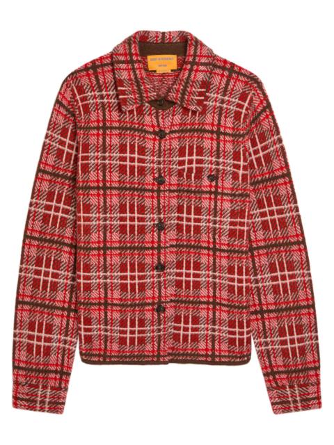 GUEST IN RESIDENCE Guest In Residence Dylan Plaid Cashmere Shirt