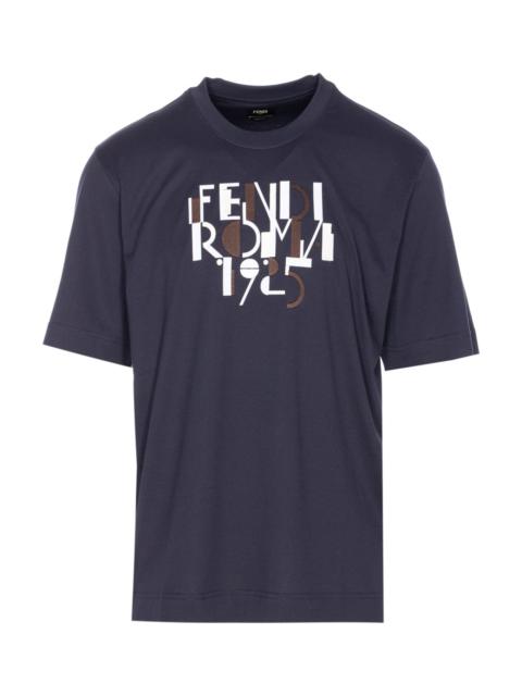 FENDI Fendi Roma 1925 Print T-shirt