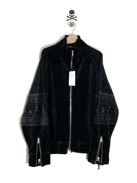 MASTERMIND WORLD Mastermind World Tribal Skull Zip-Up Velour Jacket