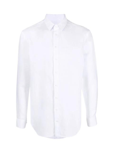 GIORGIO ARMANI BUTTON-UP LINEN SHIRT
