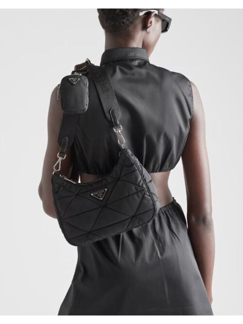 Prada NEW PRADA PADDED RE-NYLON SHOULDER BAG IN BLACK,2400$