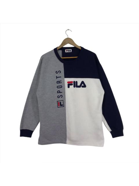 Other Designers Vintage - Vintage Fila Colour Block Sweatshirt Pullover