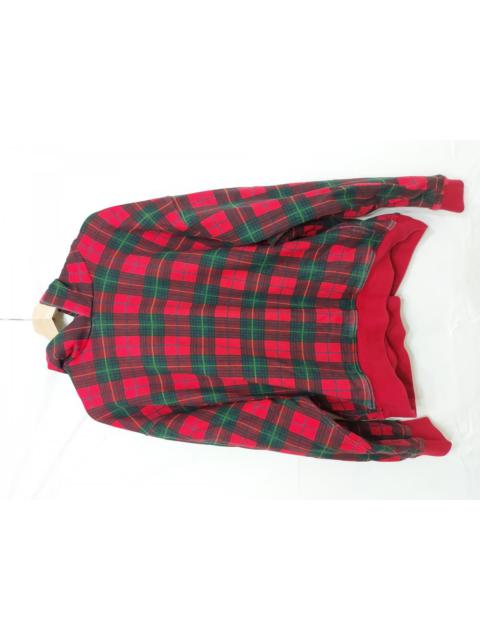 Fear of God 5th Fifth Collection Red Tartan Plaid Hoodie