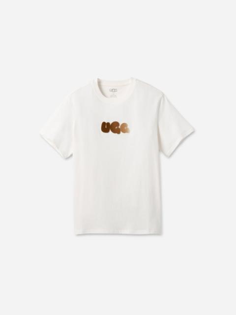UGG ® Women's Bubble Logo Tee Cotton Tops in Nimbus