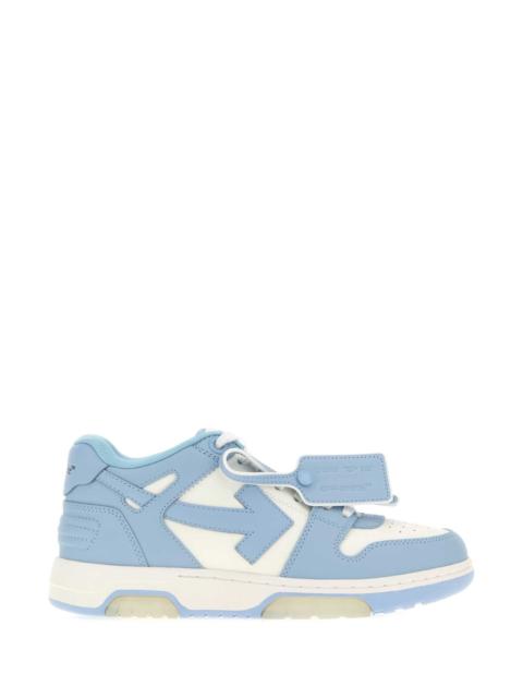Off-White Off White Women Two-Tone Leather Out Of Office Sneakers