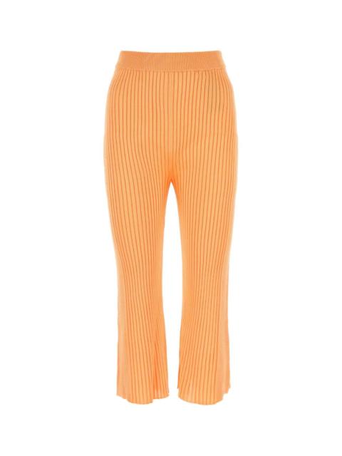 Jil Sander Jil Sander Women Peach Viscose Cropped Cut Pant