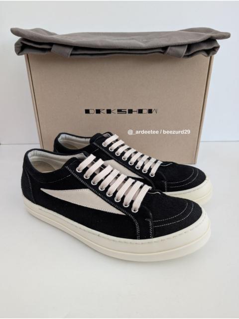 Rick Owens DRKSHDW 💥SAMPLE BRUSHED MOLESKIN VINTAGE SNEAKERS VANS FW25