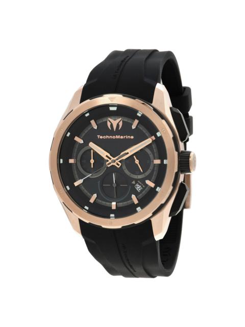 Other Designers Technomarine OCEAN Chronograph GMT Quartz Black Dial Men's Watch TM-318102