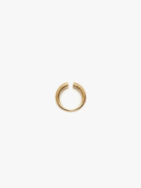 Victoria Beckham Cufflink Ring In Light Gold