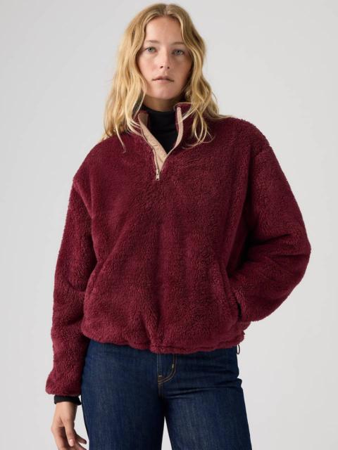 Levi's GEMMA SHERPA QUARTER-ZIP