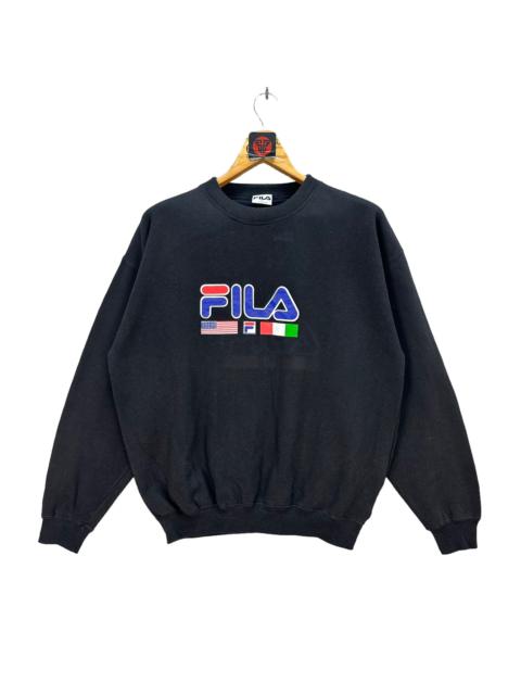 FILA FILA AMERICA ITALY FLAG BIG LOGO SWEATSHIRTS #7503-149