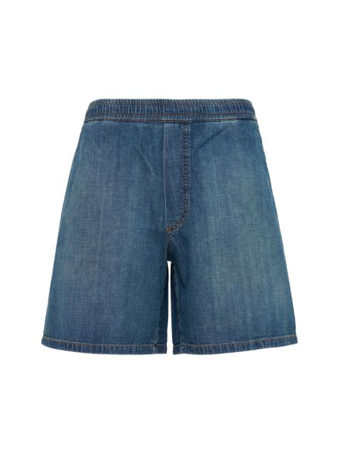 Balmain Light Denim Shorts