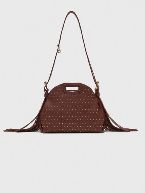 maje Miss M mini leather studded bag
