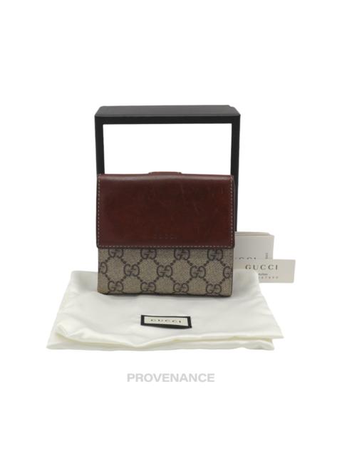 GUCCI Gucci GG Supreme Trifold Wallet