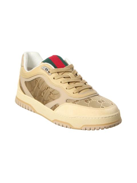 GUCCI Gucci Re-Web GG Nylon & Suede Sneaker
