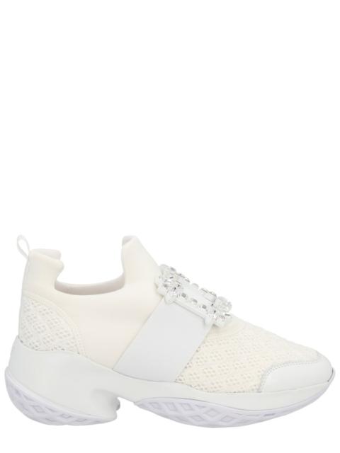 Roger Vivier VIV'RUN SNEAKER WITH CRYSTAL BUCKLE