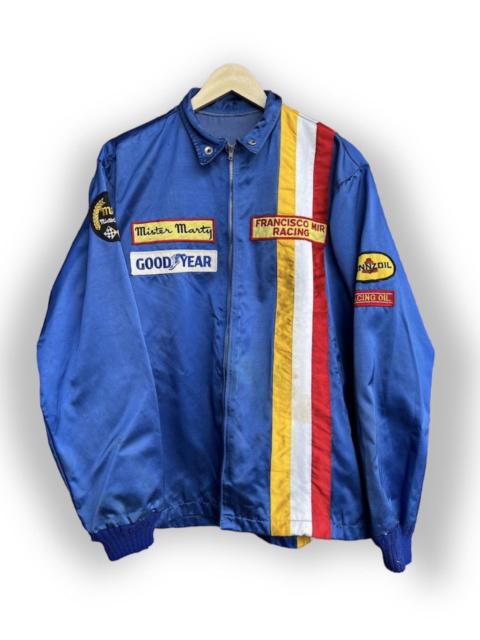 Other Designers Vintage - Distressed 80s Mister Marty Francisco MIR Racing Jacket