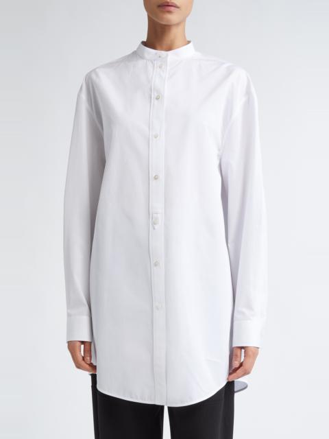 Jil Sander Wednesday Organic Cotton Poplin Button-Up Shirt in Optic White at Nordstrom