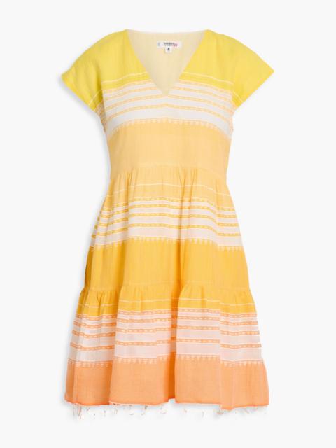 lemlem Eshai striped cotton mini dress