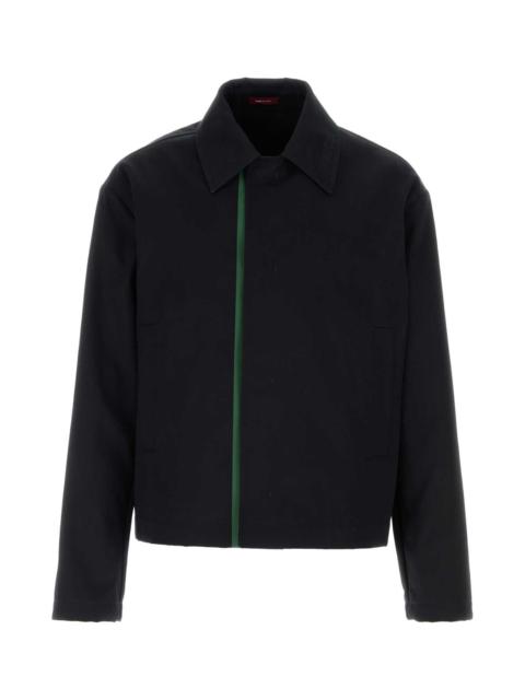 GUCCI Gucci Men Midnight Blue Gabardine Jacket