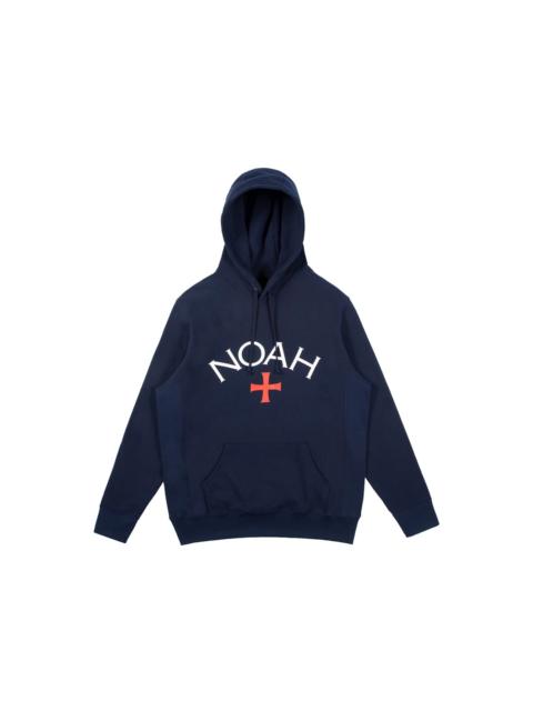 Noah Noah Core Logo Hoodie Navy