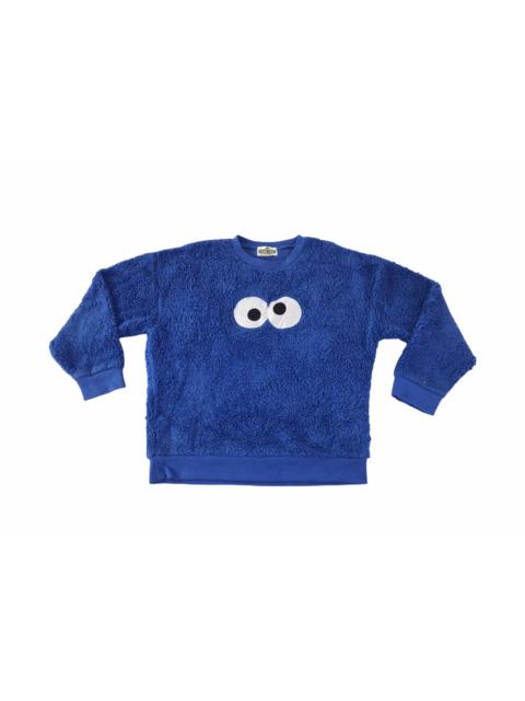Other Designers Movie - Sesame Street Fluffy Fleece Big Logo Pull Over Style