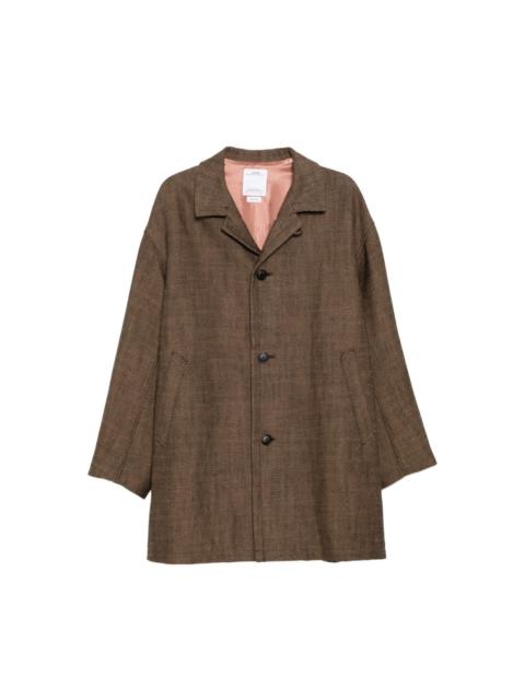 visvim TWEED TRENCH COAT