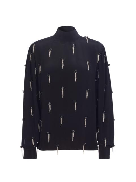 RACHEL COMEY Prina Crepe Top black