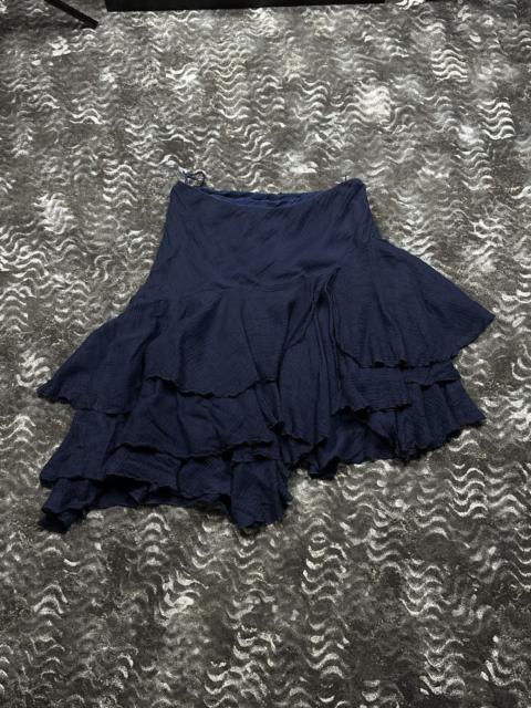 Polo Ralph Lauren Vintage Avant Garde LGB Style Ralph Lauren Mesh Midi Skirt