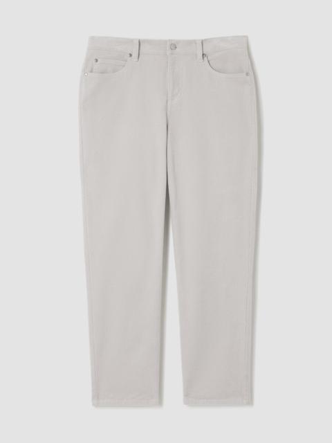 EILEEN FISHER Organic Cotton Stretch Corduroy Straight Pant