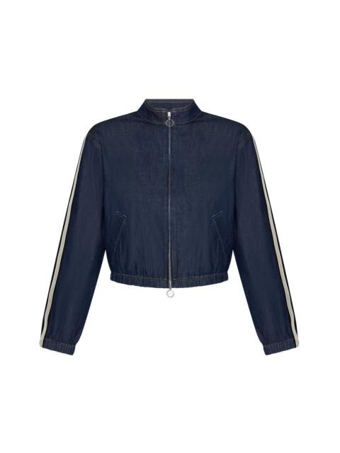 VERONICA BEARD GIGI DENIM TRACK JACKET