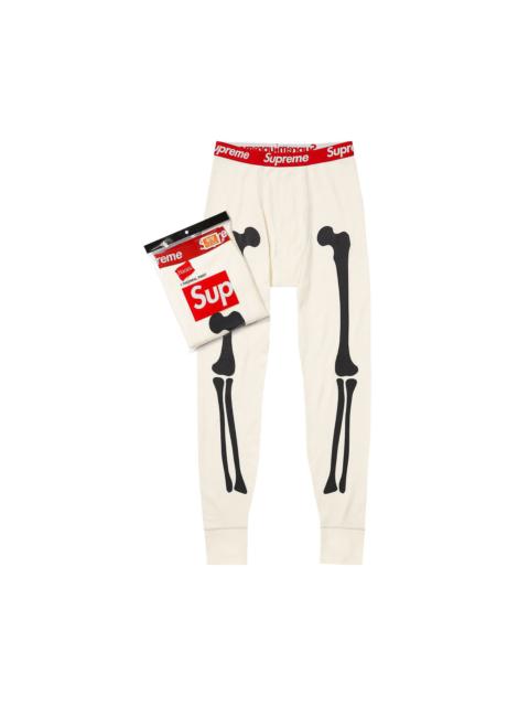 Supreme Supreme x Hanes Thermal Pants 'Natural'