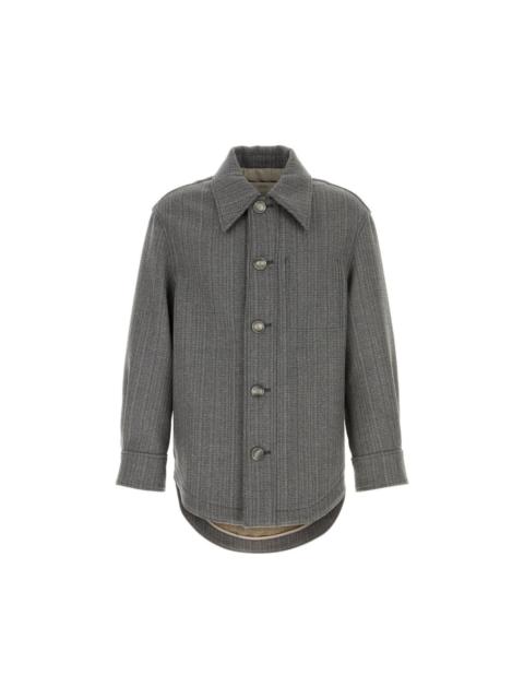 Burberry AMI Gray Wool Blend Overcoat New & Authentic (Men's size:S;)