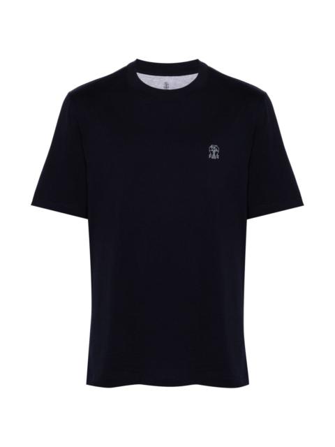 Brunello Cucinelli Logo cotton t-shirt