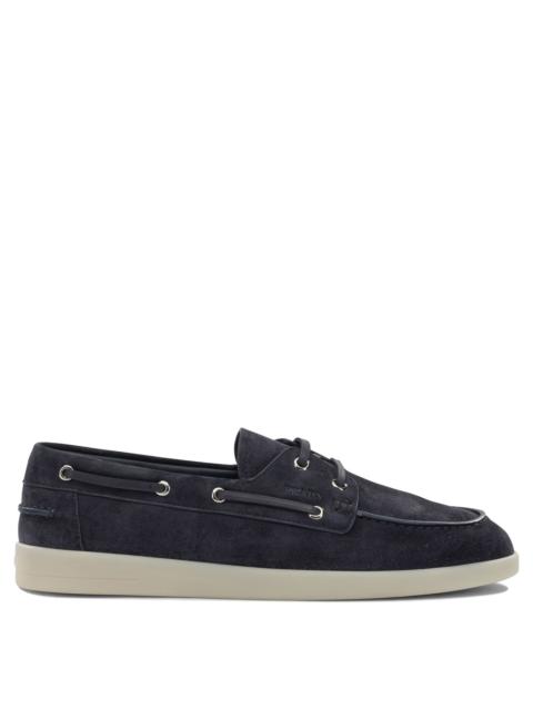 Prada Prada Suede Lace-up Loafers
