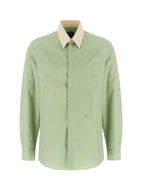FENDI Pastel Pink Poplin Shirt