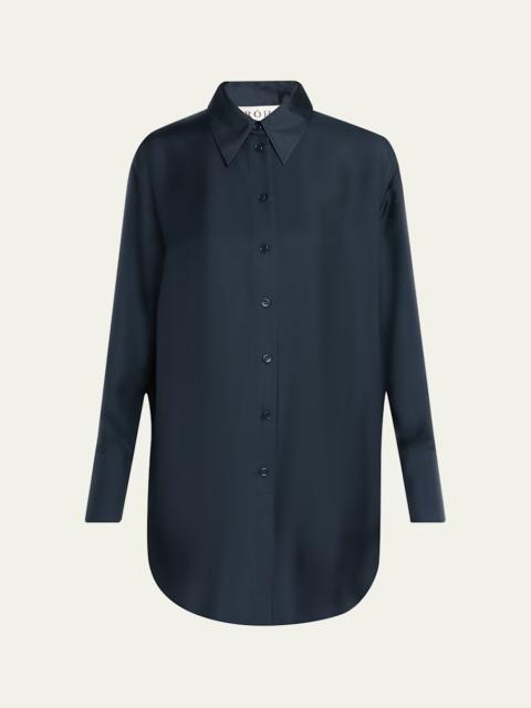 RÓHE Long-Sleeve Silk Shirt