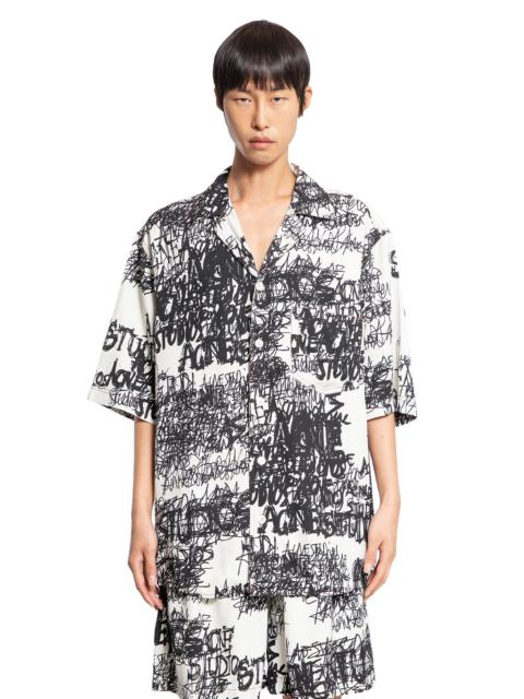 Printed-Buttoned-Short-Sleeve-Shirt