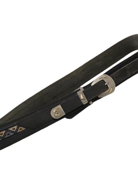 Other Designers Vintage - Authentic Vintage Native Italian Genuine Leather Belt Italy