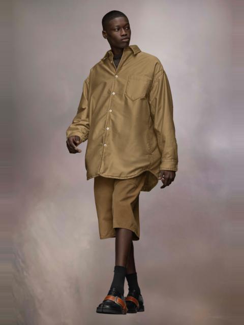 Maison Margiela Padded Satin Cotton Shirt