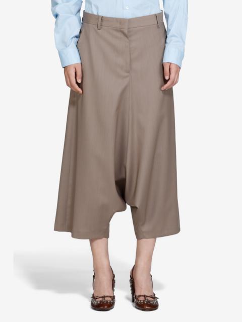 N°21 BAGGY CROPPED TROUSERS